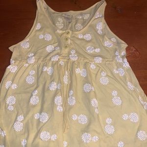 Yellow White Flower Top Old Navy